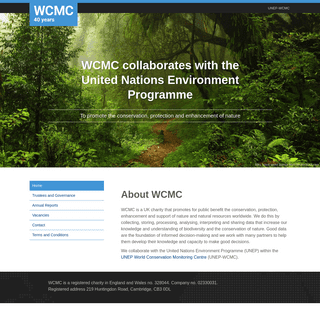 A complete backup of wcmc.org.uk