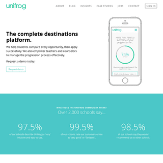 Unifrog - Finding the best universities and apprenticeships