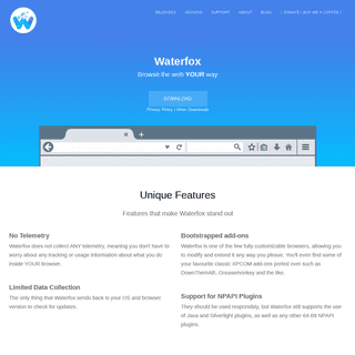 Browse the web YOUR way | Waterfox Web Browser