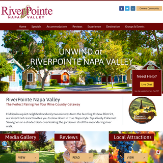 Vacation Ownerships and Rentals | RiverPointe Napa Valley