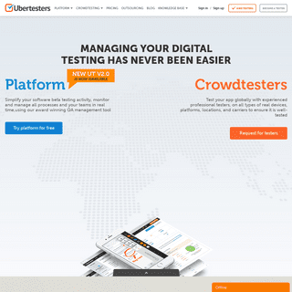 Crowdsourced QA testing solution and QA testing services - Ubertesters