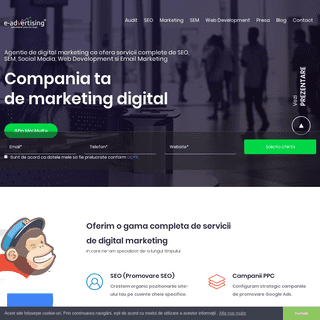 E-Advertising - Agentie Marketing Digital si SEO