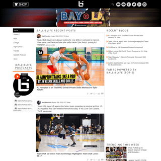 Your #1 High School, College & NBA Basketball News Source! - Ballislife.com