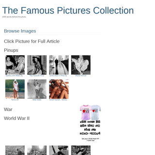 The Famous Pictures Collection – 1000 words behind the photo