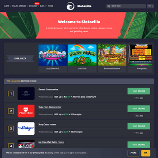 Online Casino Slots - 3000+ Slot Machine Games | Slotozilla.com