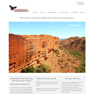 EDONT - The Northern Territory's public interest environmental lawyers