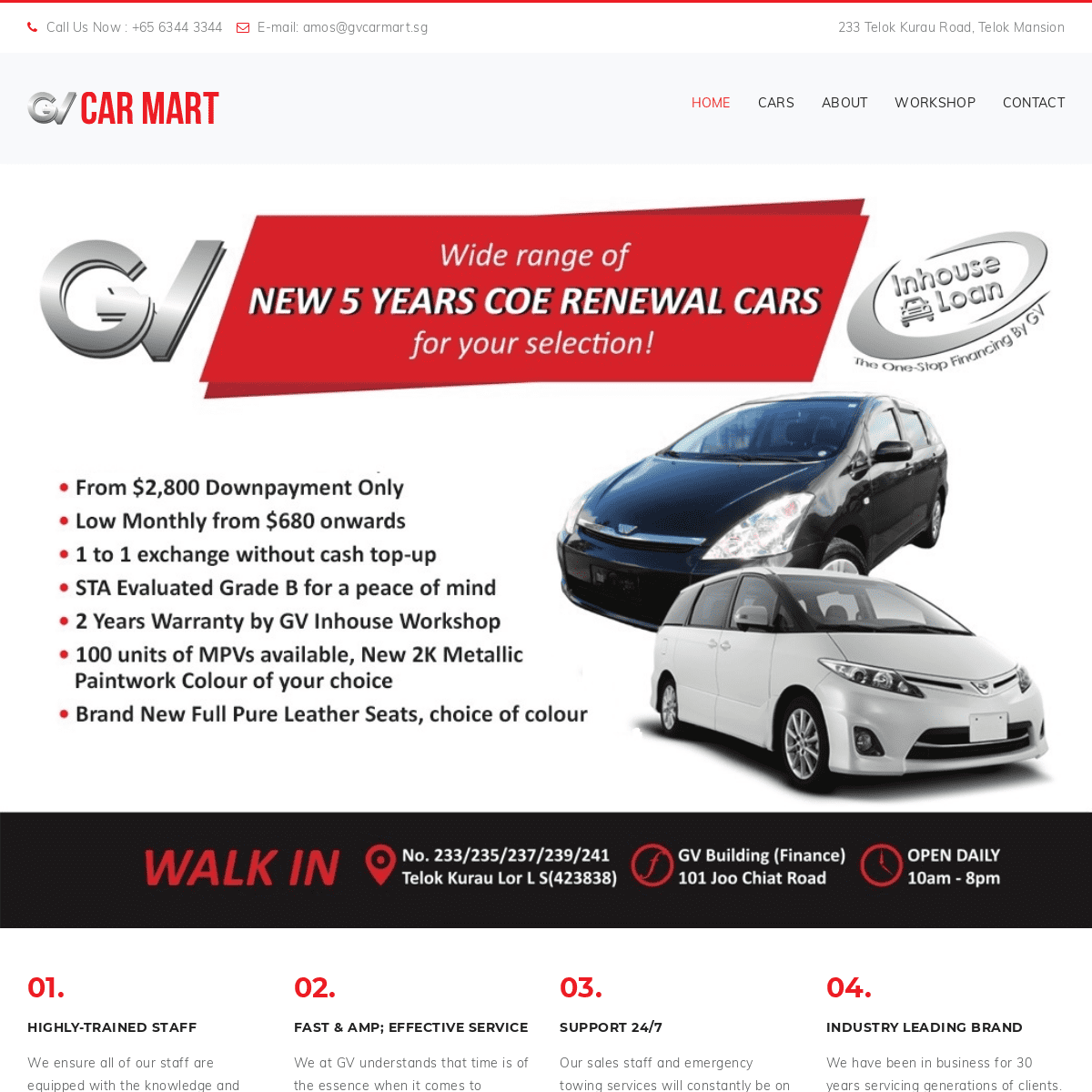 GV Car Mart – Industry leading used cars marketplace
