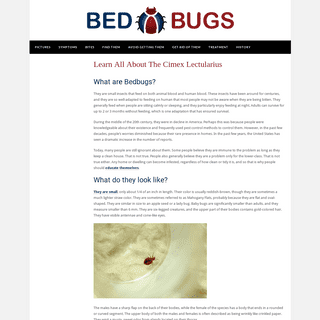 BedBugs.org - The Web's #1 Bed Bug Resource