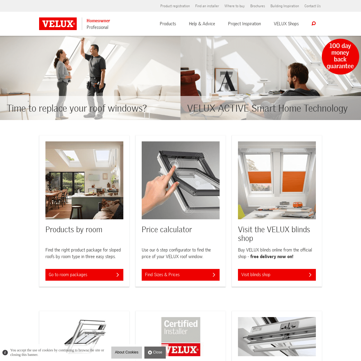 A complete backup of velux.co.uk