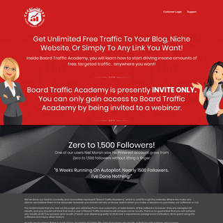 Board Traffic Academy – Unlimited, free, target traffic that converts!