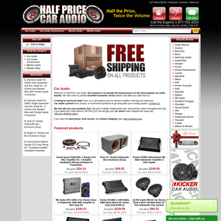 Car Audio for Half the Price, Speakers, Subwoofers, Amplifiers and more.