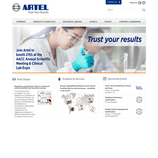 Artel - Trust your results