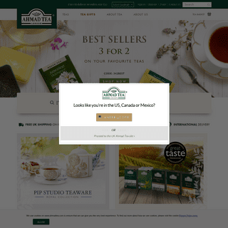 Ahmad Tea | Teas, Teaware & Gifts | Order Online - Ahmad Tea