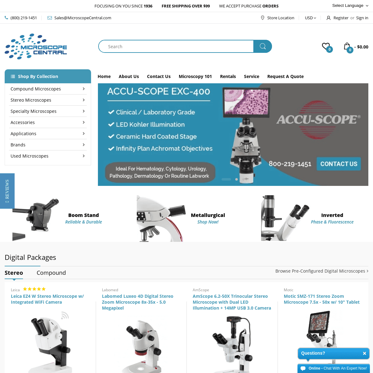 A complete backup of microscopecentral.com