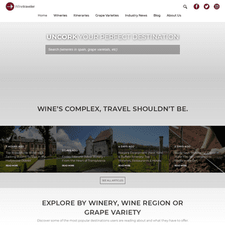 Winetraveler • Wine's complex, travel shouldn't be.