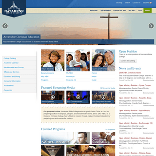 Campus and Online Christian Education - Nazarene Bible College