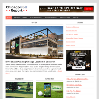 Chicago Golf Report: Chicago golf course directory, golf discounts, golf tee times, golf outings - Chicago Golf Report