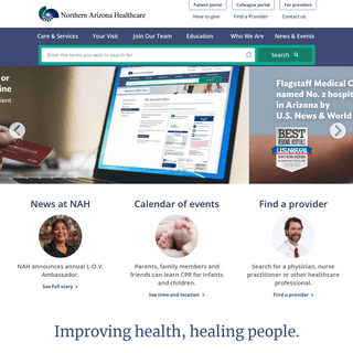 Northern Arizona Healthcare | Improving health, healing people