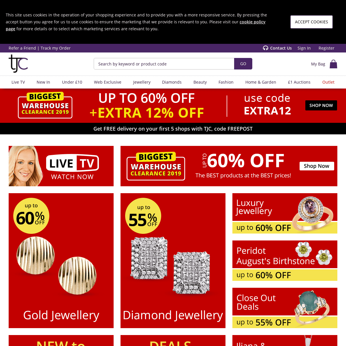TJC - Jewellery, Beauty, Lifestyle & Fashion Accessories Online in UK