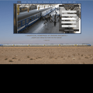 Unoffical Homepage of Iranian Railways