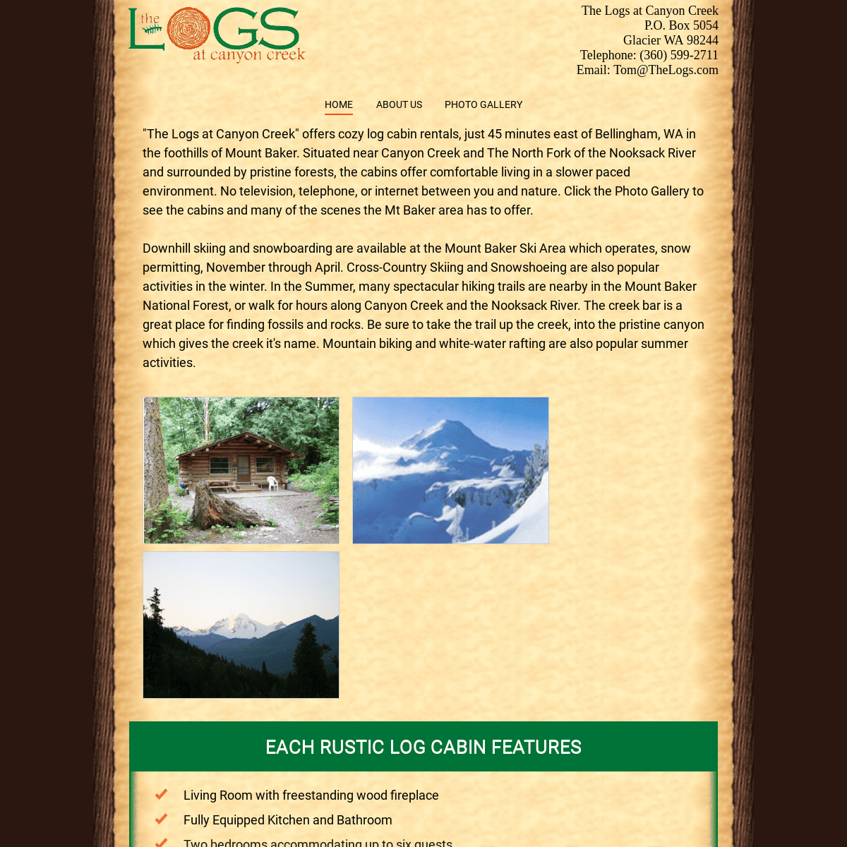 Home - The Logs at Canyon Creek