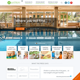 Pritikin Health Resort | Voted Best Weight Loss Resort