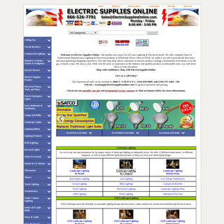 Electric Supplies Online - Your Everything Lighting & Electrical Store