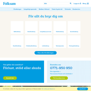 A complete backup of folksam.se