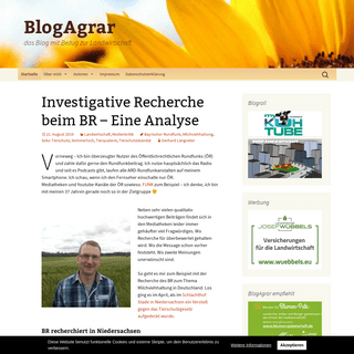 BlogAgrar - das landwirtschaftliche Blog