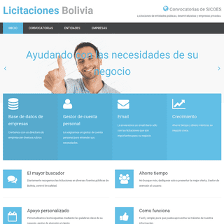 A complete backup of licitaciones.com.bo