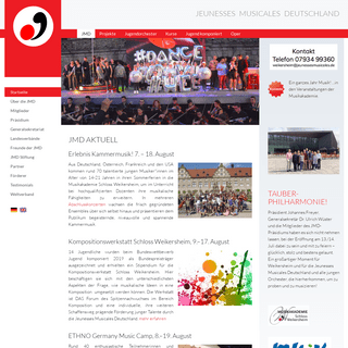 Startseite: Jeunesses Musicales Deutschland