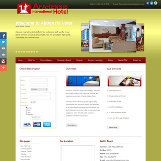 Afarensis Hotel | Addis Hotel | Ethiopia Hotel |  4 Star Hotel in Addis Ababa