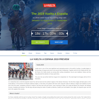 La Vuelta a Espana 2019 Preview | Cycling Tour