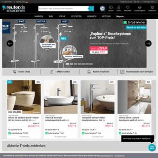 REUTER - Online Shop für Badezimmer, Leuchten und Möbel