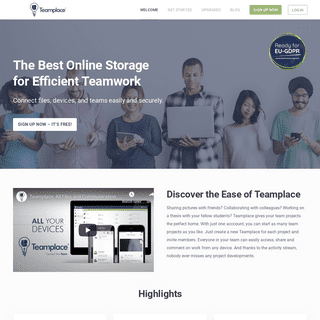 Online Storage, File Sharing & Collaboration for Teams | Teamplace - Teamplace