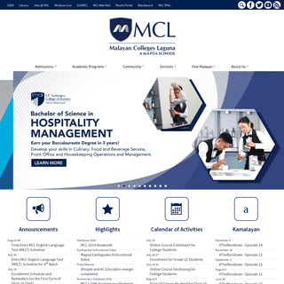 A complete backup of mcl.edu.ph