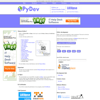 A complete backup of pydev.org