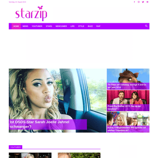 ★ STARZIP ★ | »Dein Youtuber & Star-Magazin«