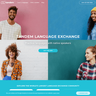 Tandem Language Exchange App - Find Conversation Exchange Partners
