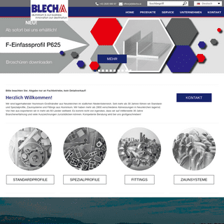 Blecha | Ihr Spezialist für Aluprofile, Zäune, Fittings & Bleche