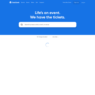 SeatGeek - Your Ticket to Sports, Concerts & More