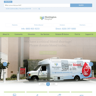 Huntington Hospital - Pasadena Hospital & Medical Center
