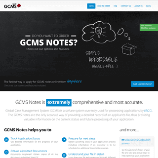 Apply GCMS - Order GCMS Notes and get GCMS notes from Immigration Canada