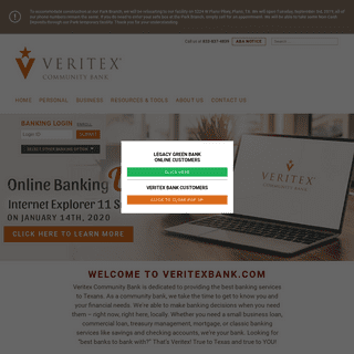 Veritex Community Bank - Welcome to Veritex Bank