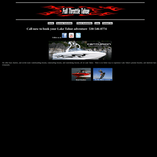 Lake Tahoe Snowmobile Tours & Snowmobile Rentals / Boat & Jet Ski Rentals Full Throttle Tahoe