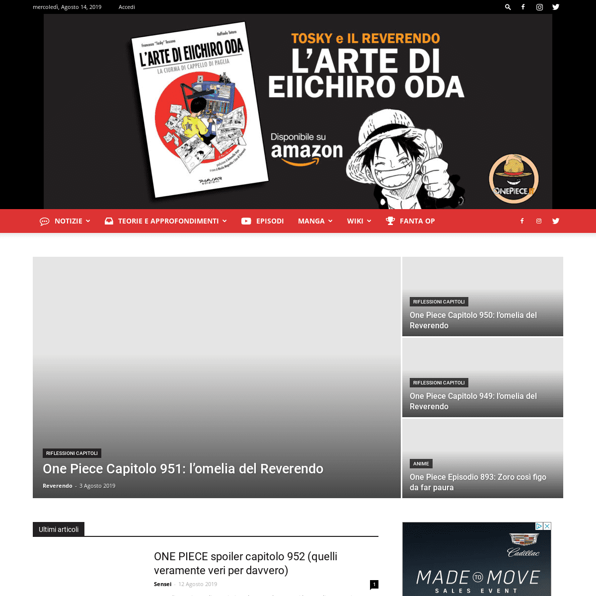 OnePiece.it | Il primo sito di One Piece in Italia dal 2001 | OnePiece.it