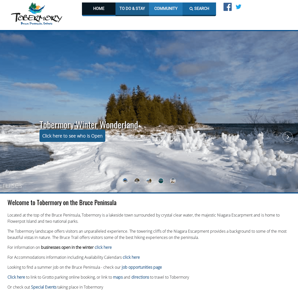 A complete backup of tobermory.com