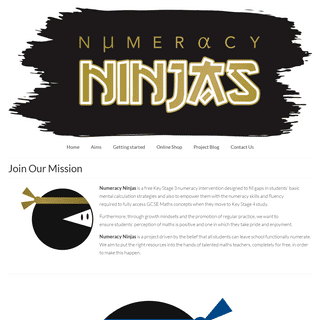 Numeracy Ninjas – A completely free KS3 numeracy intervention