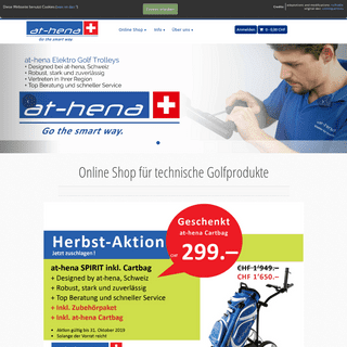 Elektro Golf Trolleys, Caddies, schweizer Golfprodukte | Online Shop