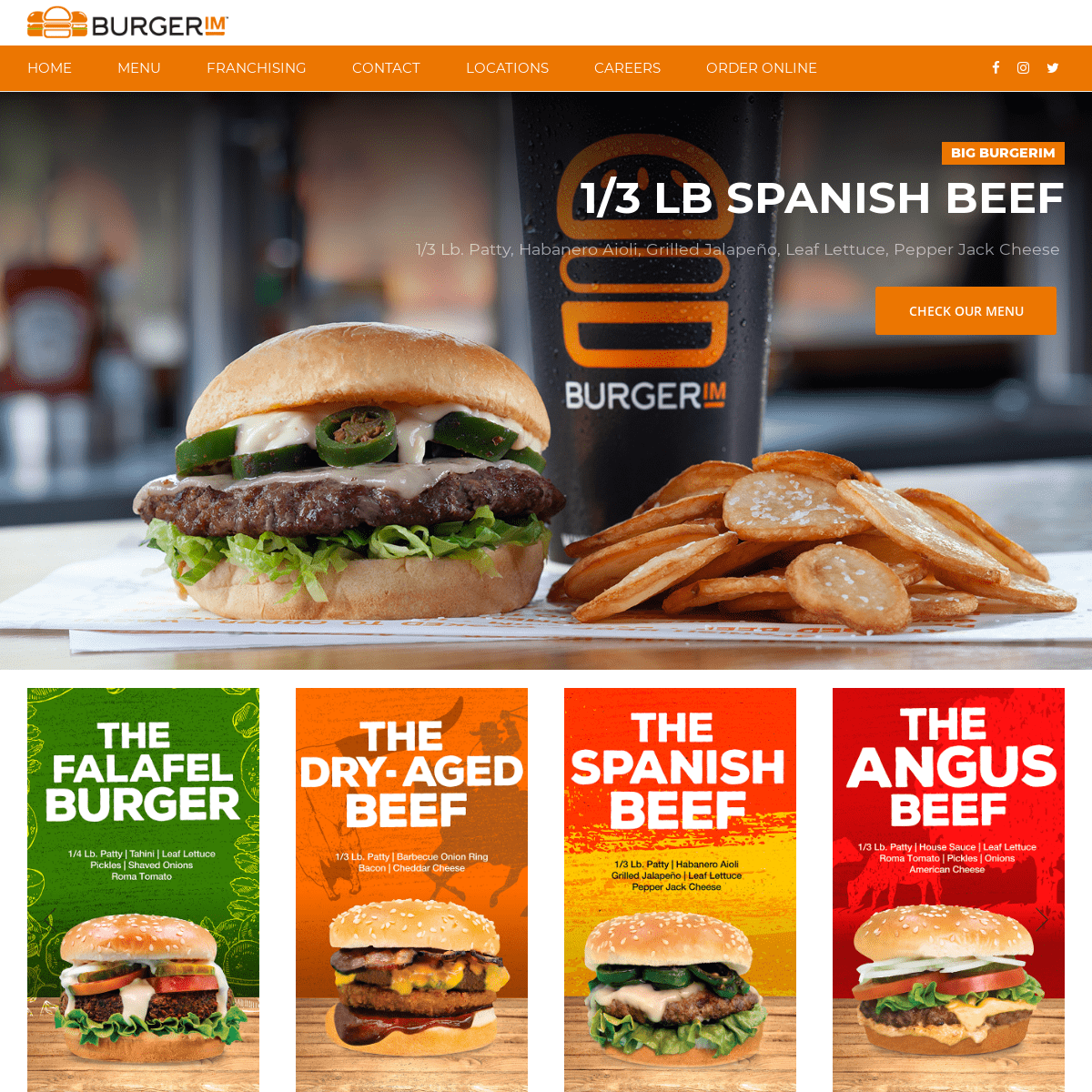 BurgerIM - Gourmet Burgers - Online Order